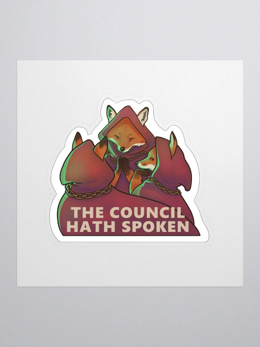 The Fox Council Sticker product image (1)