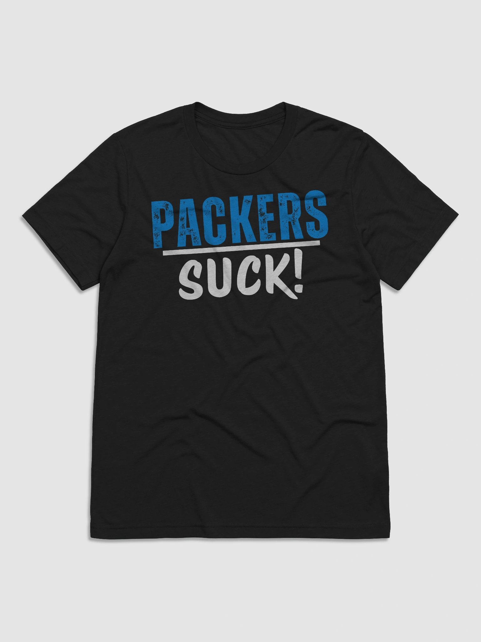 Packers Suck Tee - Slanted Blue product image (1)