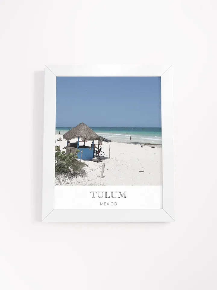 Tulum Mexico - Framed High-Quality Matte Poster product image (1)