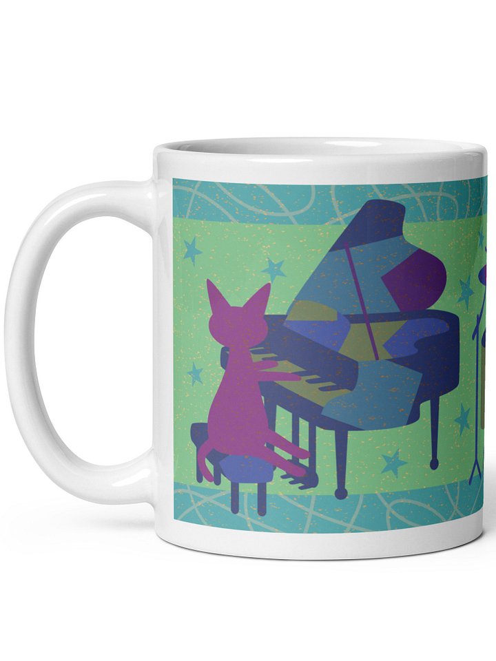 Jazz Music Cats 11 oz Mug product image (2)