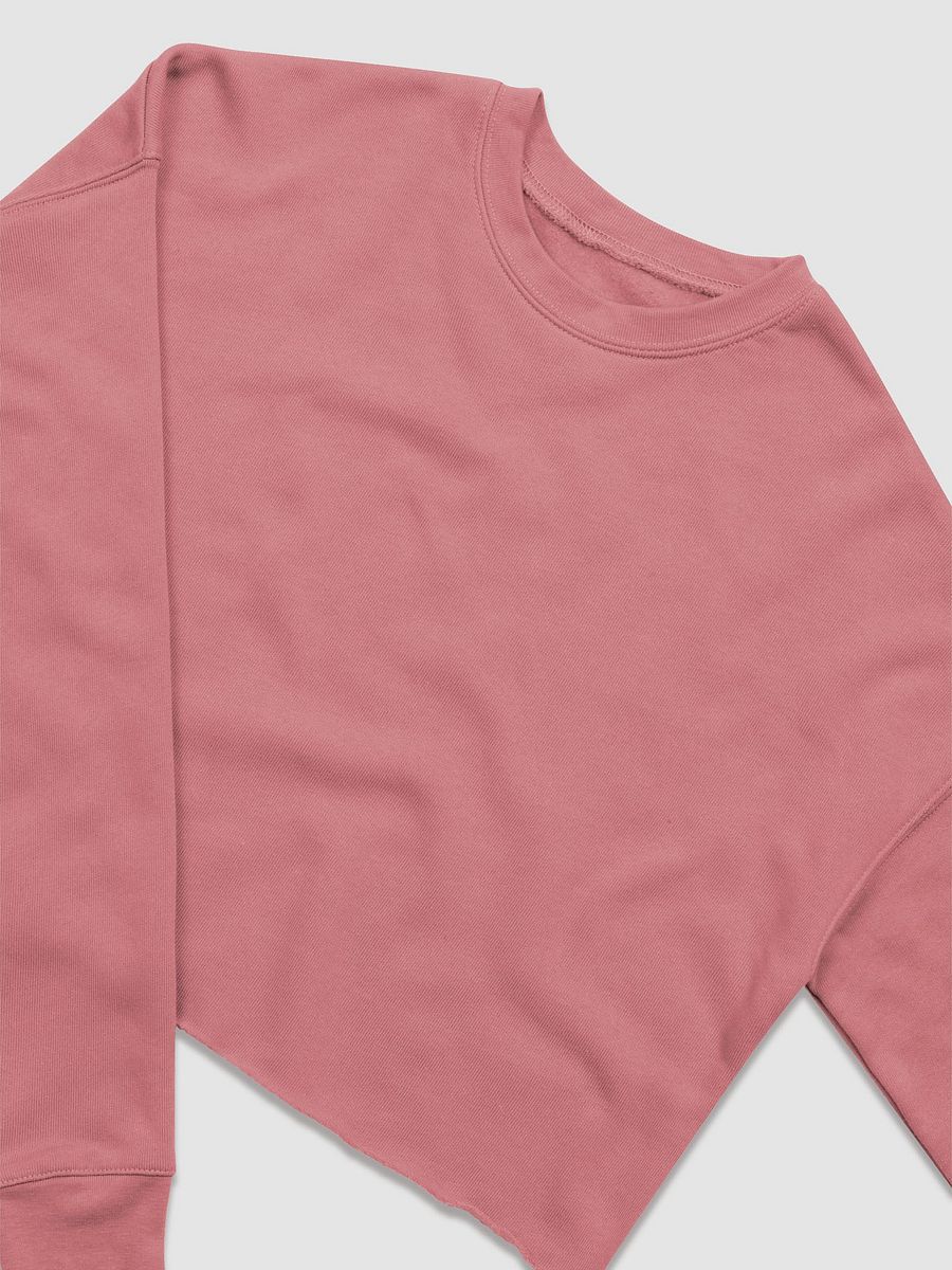 Women's Eclipse Fleece Crop Sweatshirt - Celestial Design, Cozy Comfort product image (5)