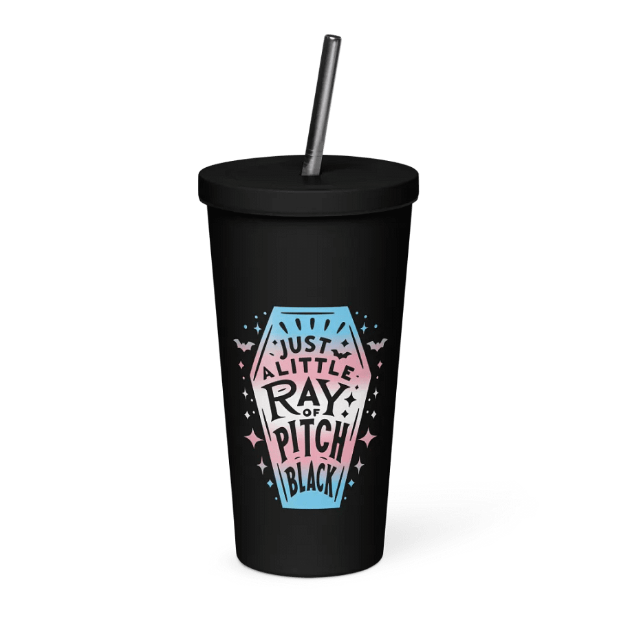 Little Ray Trans Flag Insulated Tumbler product image (1)