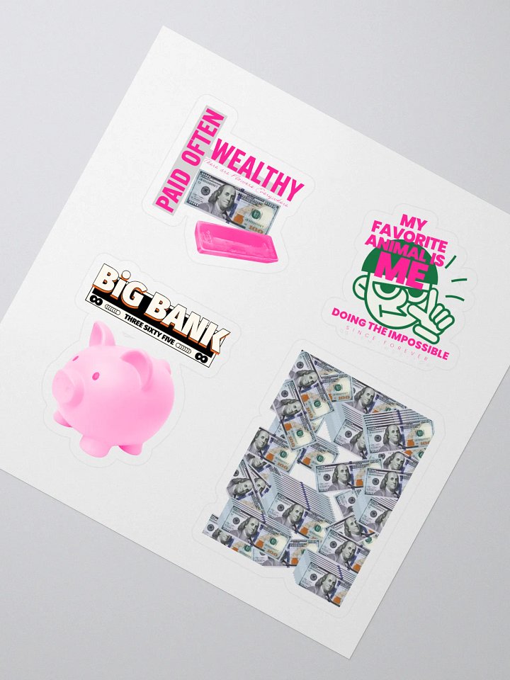 PRETTY PAID PINK Infinite Riches Sticker Collection product image (2)