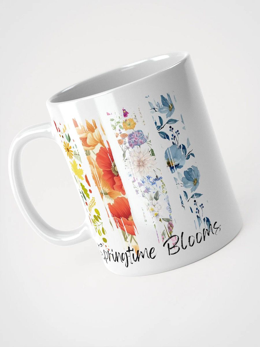 Springtime Blooms White Glossy Mug product image (7)