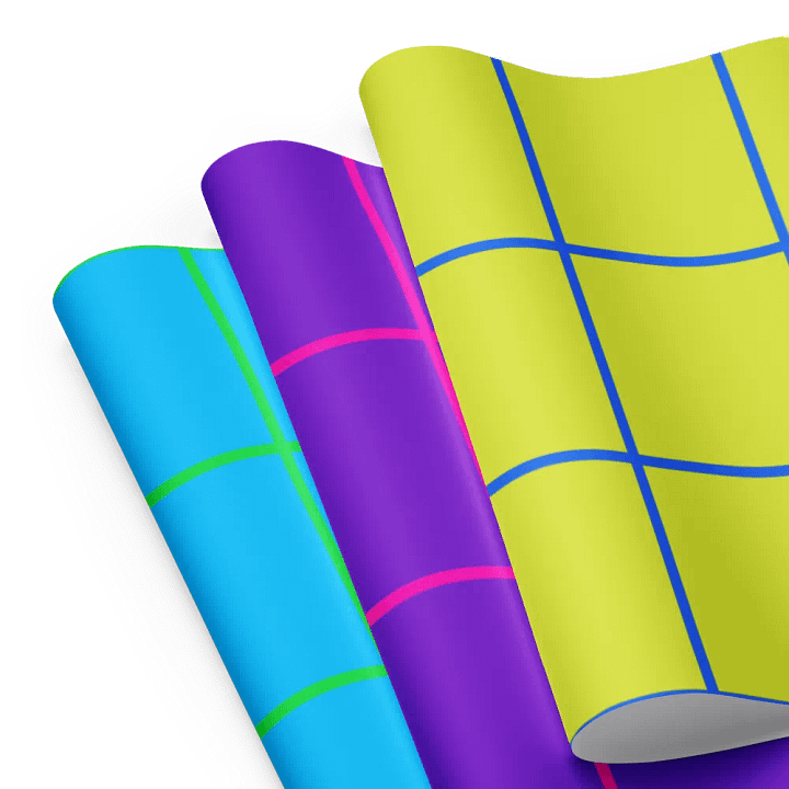 Color Block Bright Wrapping Paper product image (1)