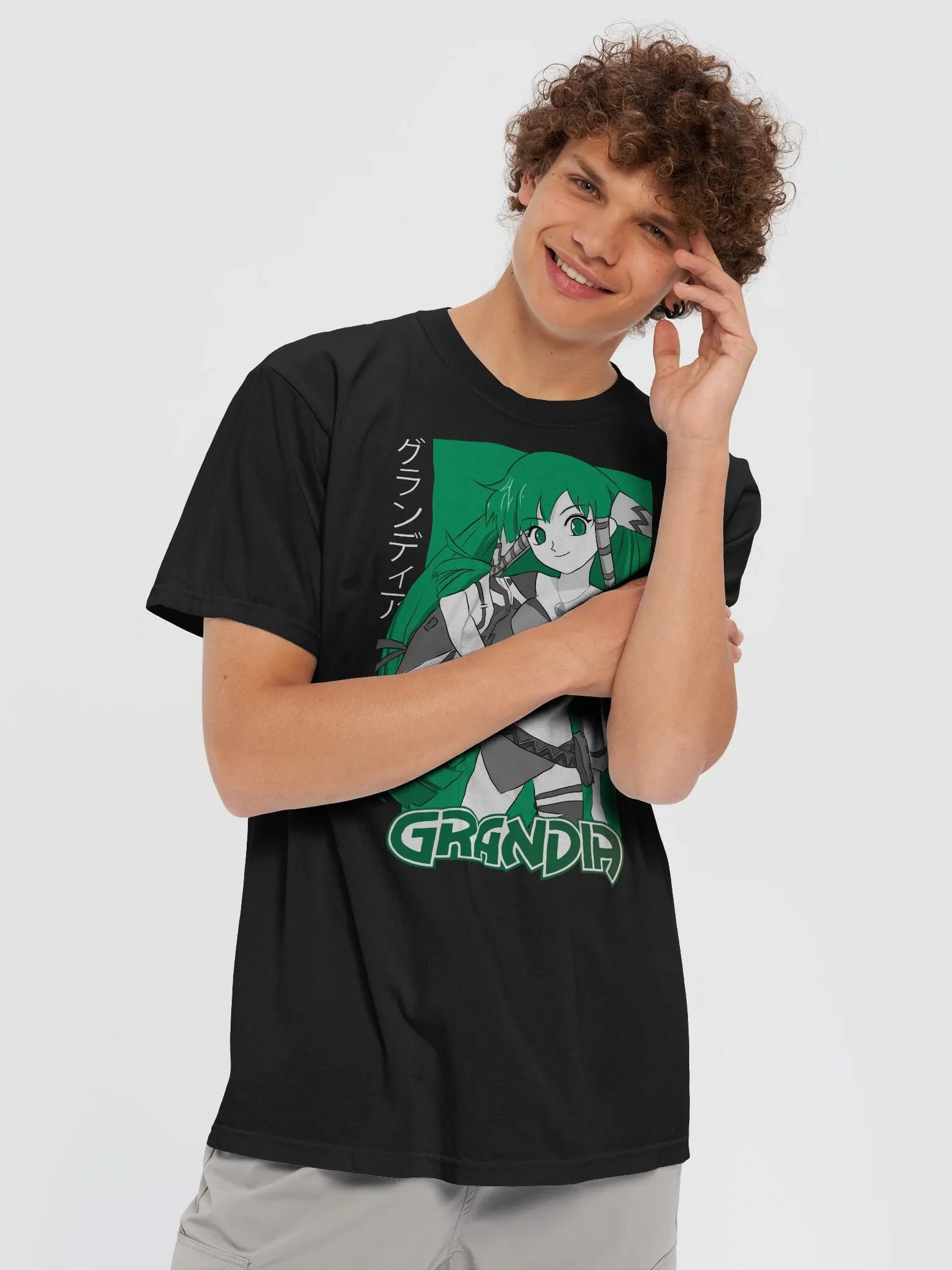 Feena (2-Tone) Heavyweight T-Shirt (Black) product image (3)