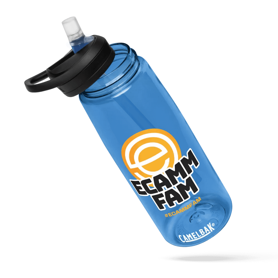Orange Logo Ecamm Fam Water Bottle product image (6)