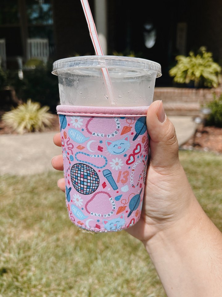Taylor Swift Patterned Cup Sleeve product image (1)