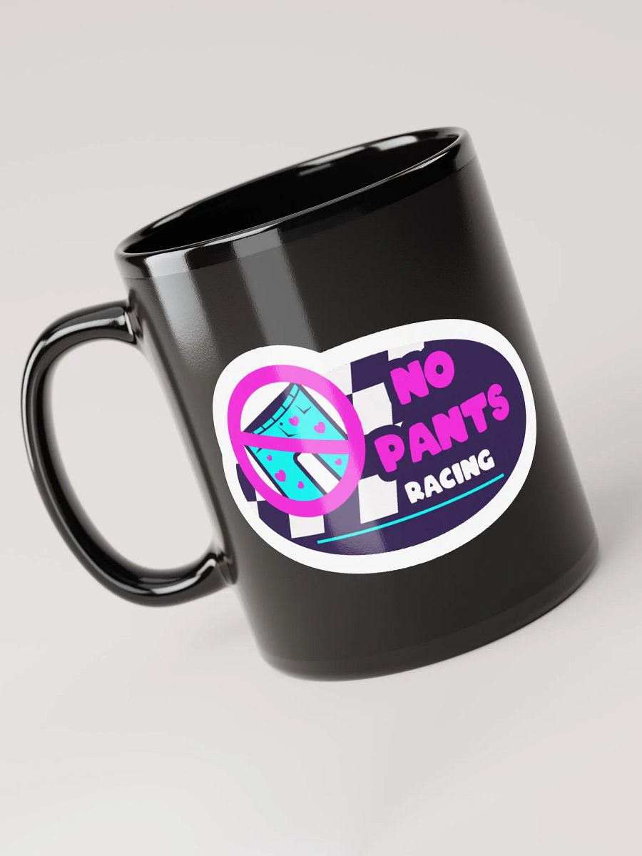 NO PANTS RACING BLACK MUG product image (5)