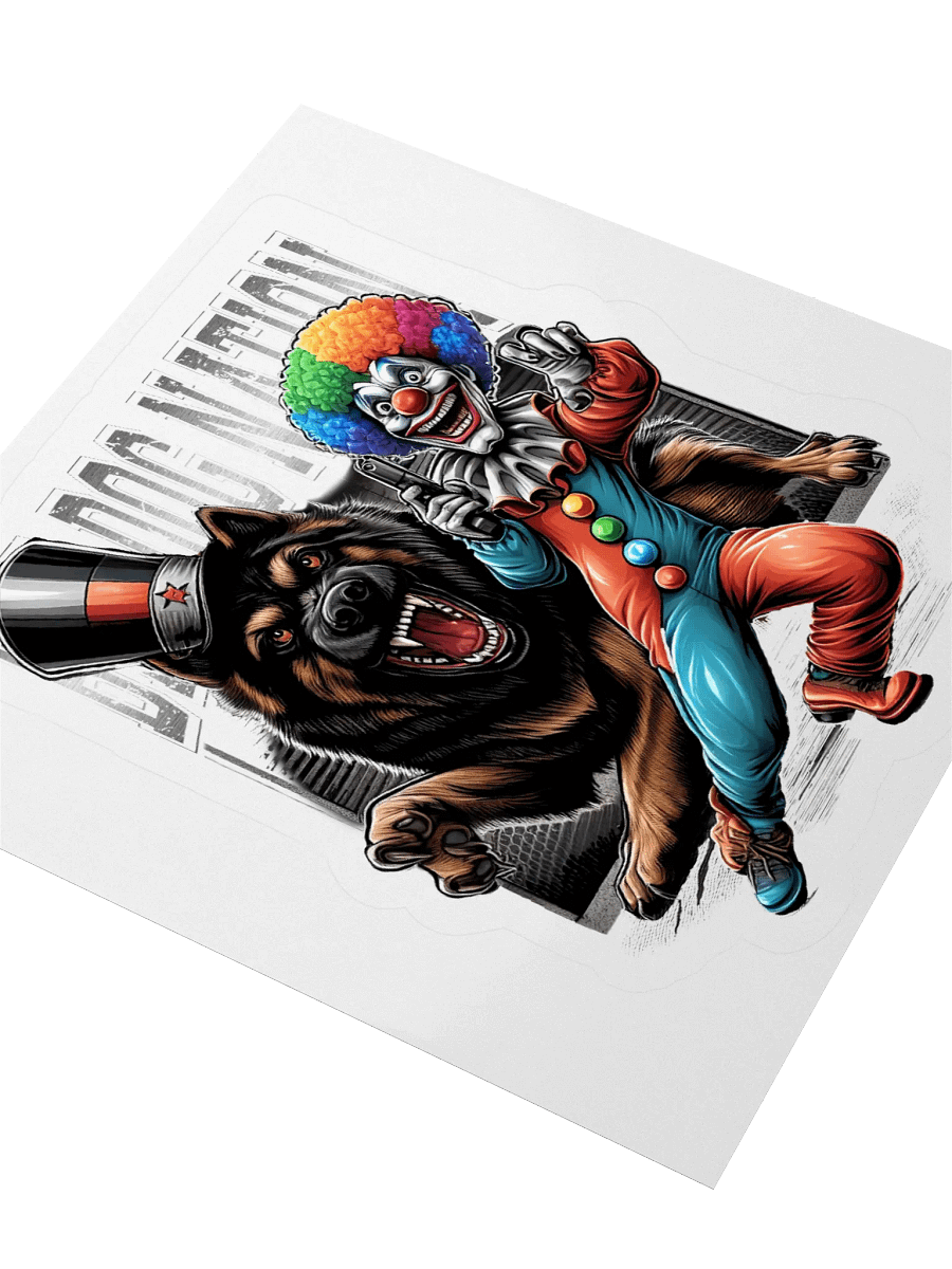 Crazed Carnival German Shepherd K9 Sticker product image (8)