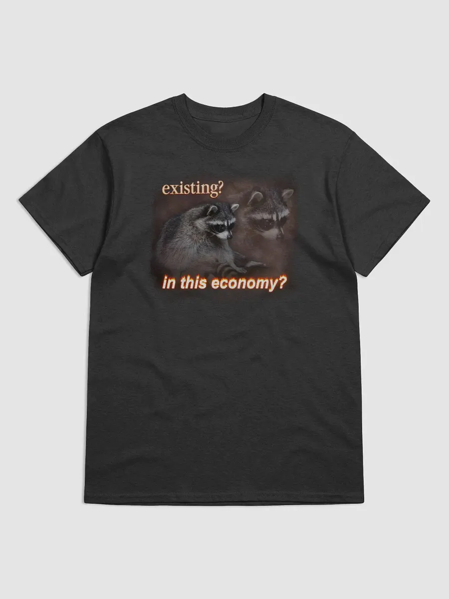 Existing? In this economy? T-shirt product image (1)