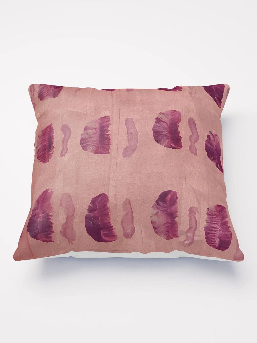 Abstract Purple Petals Throw Pillow product image (2)