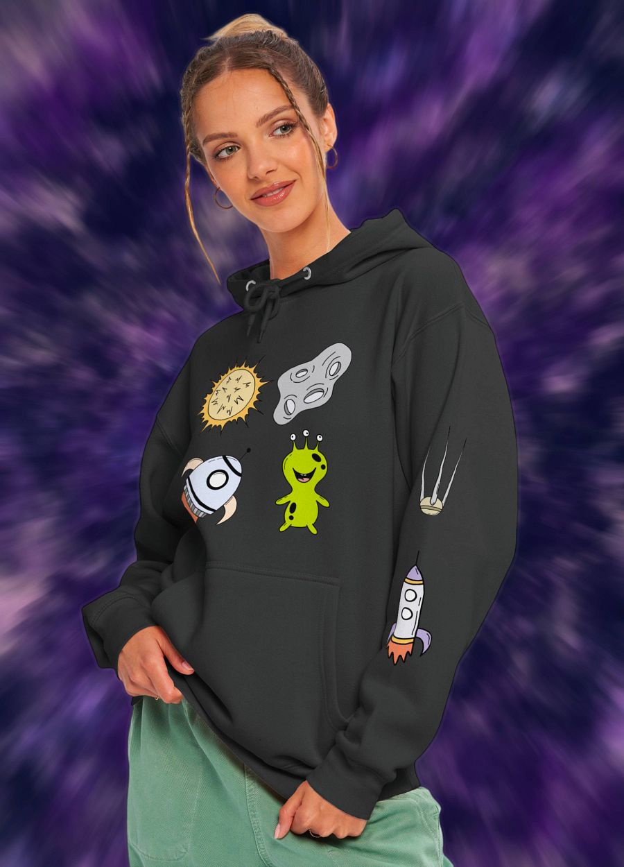 Galactic Adventures Unisex Hoodie product image (3)