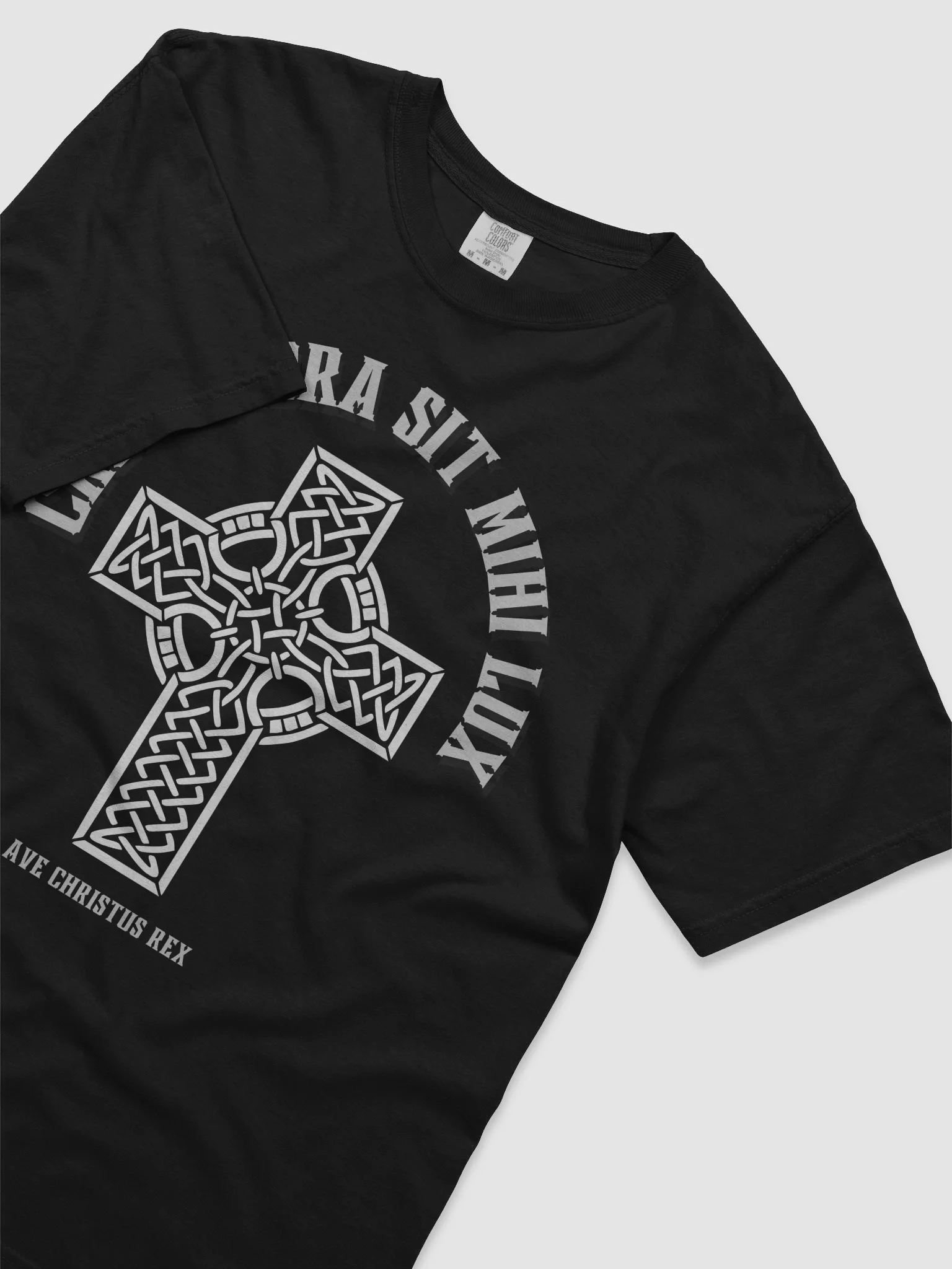 crux sacra sit mihi lux Heavy Tee product image (26)