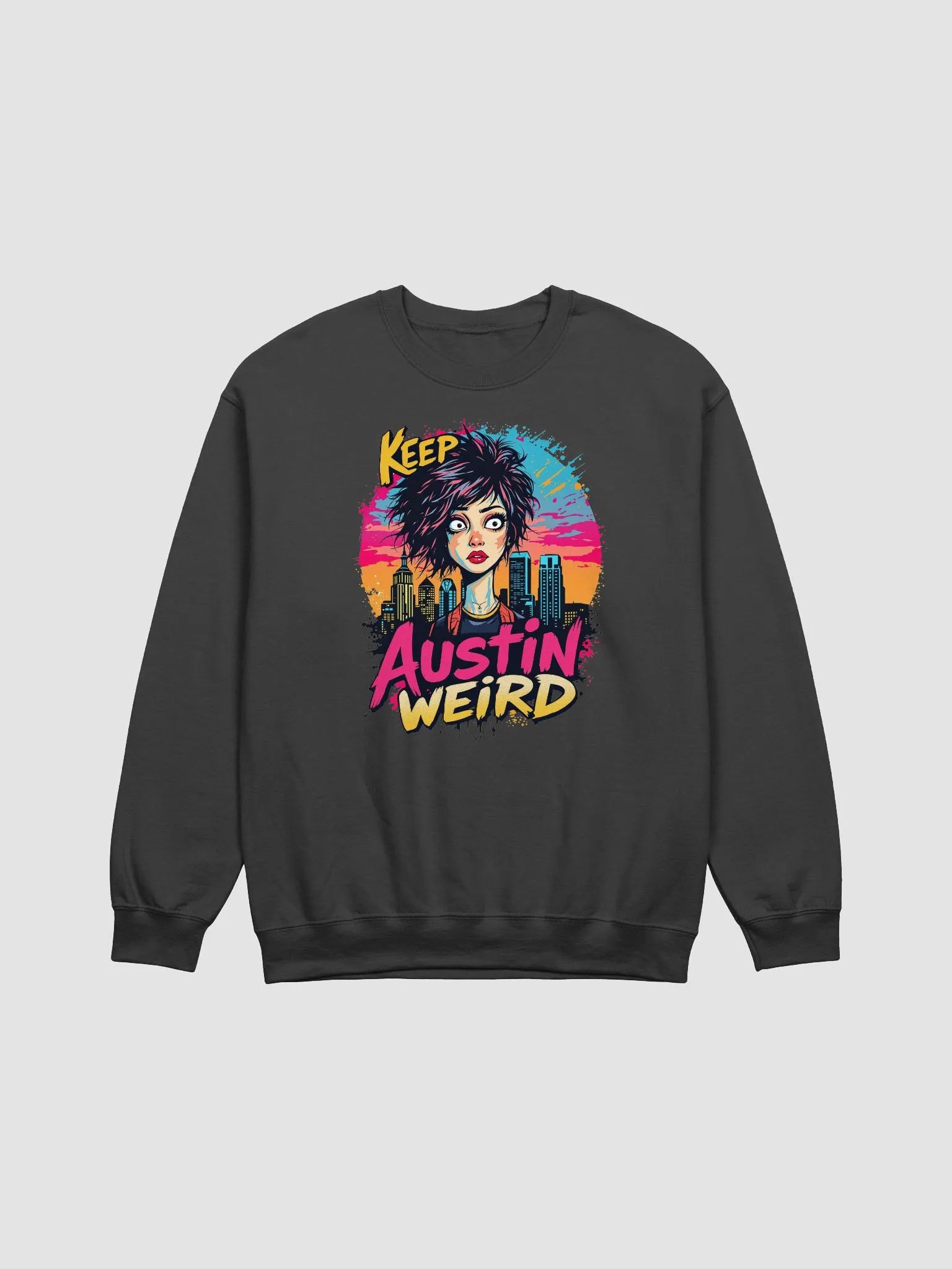 Keep Austin Weird Sunset Sweatshirt product image (2)