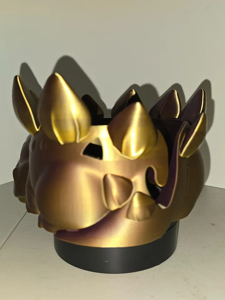 Purple to Gold Stego Yarn Bowl 3D printed 🐑 product image (2)