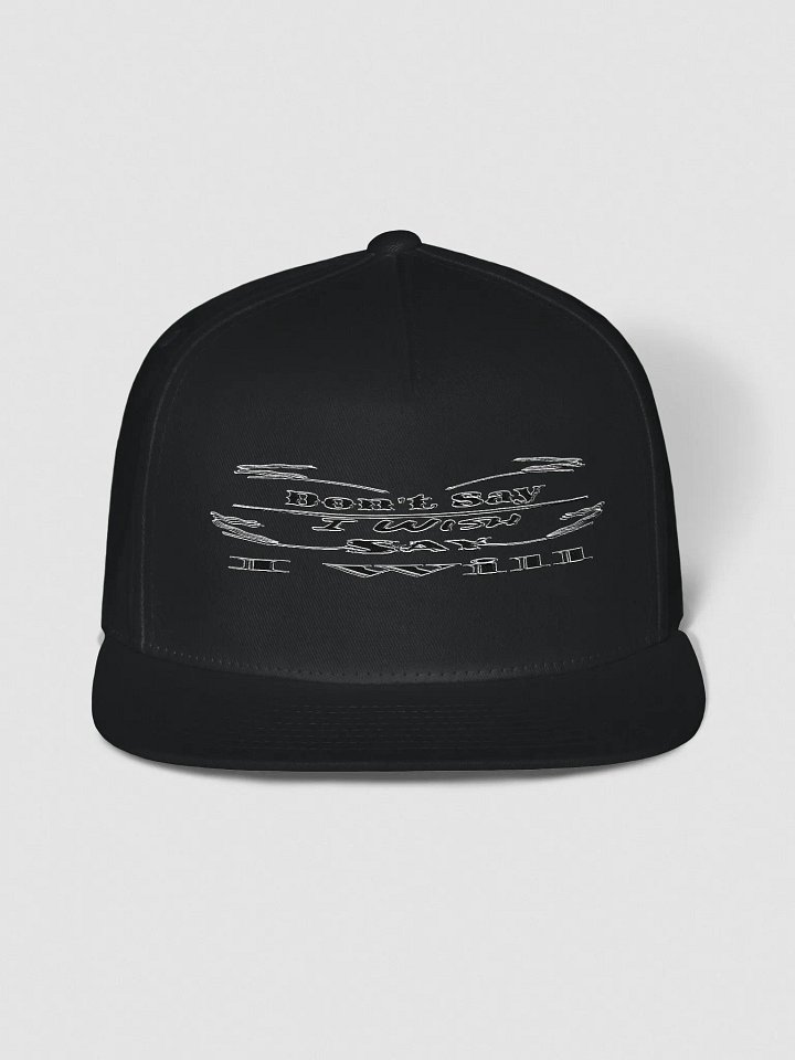 Don't Say I Wish Say I Will - Embroidered - Flat Snapback Cap product image (1)
