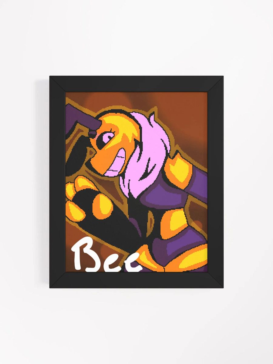 Bee portrait framed poster product image (7)