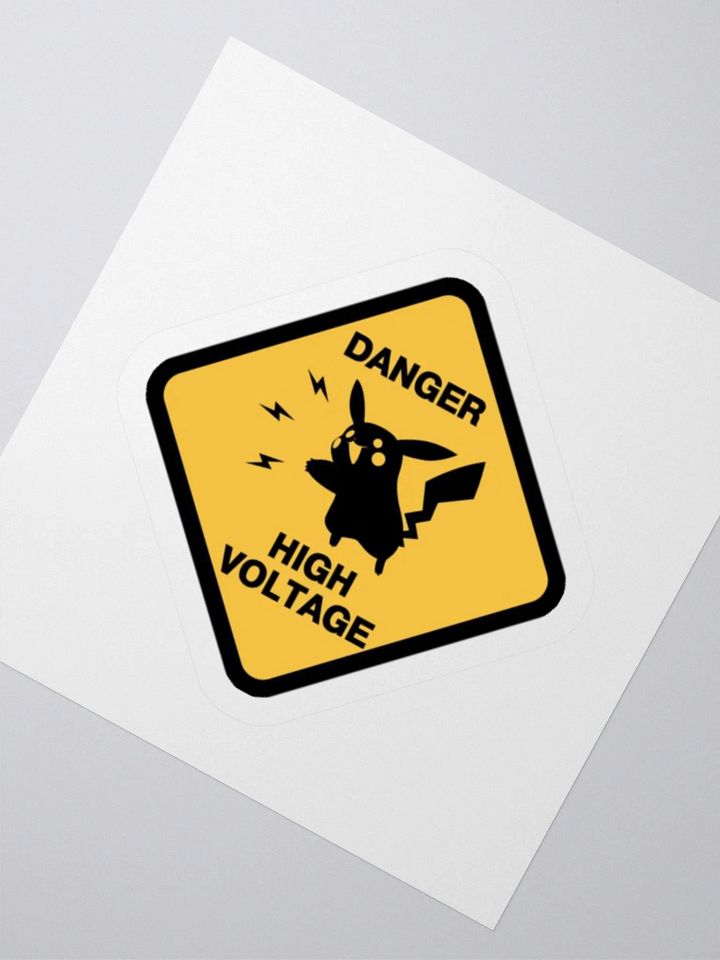 Danger Zone Pikachu Kiss Cut Stickers product image (4)