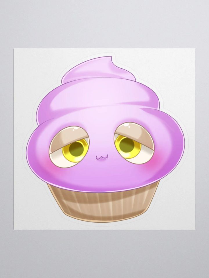Plum the Muffin Plush Sticker product image (1)