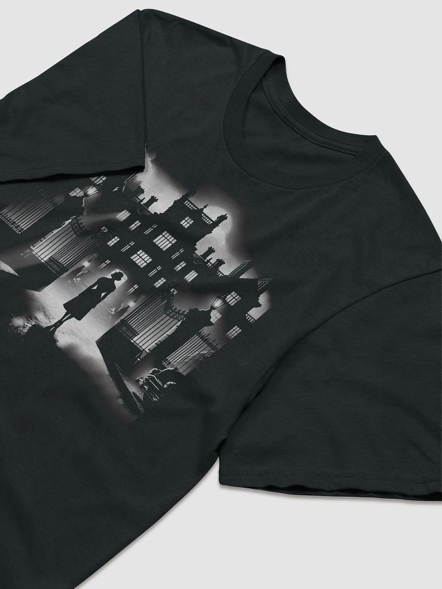 Mansion Mystery: A Noir Silhouette (Front Print Womens Tee) product image (2)
