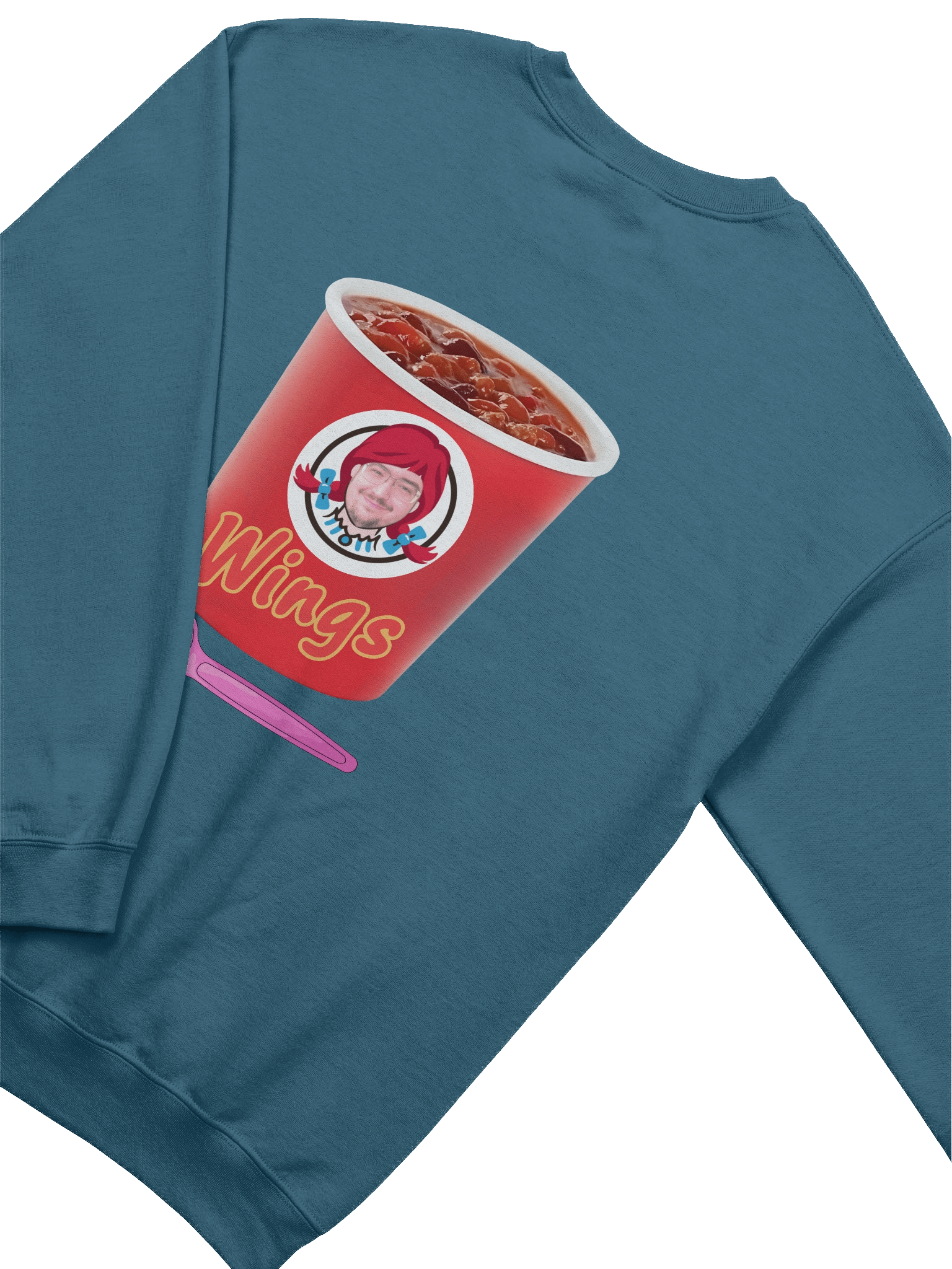 [WOR Shop] Wings Chili Cup - Unisex Graphic Sweatshirt [black logo] product image (20)