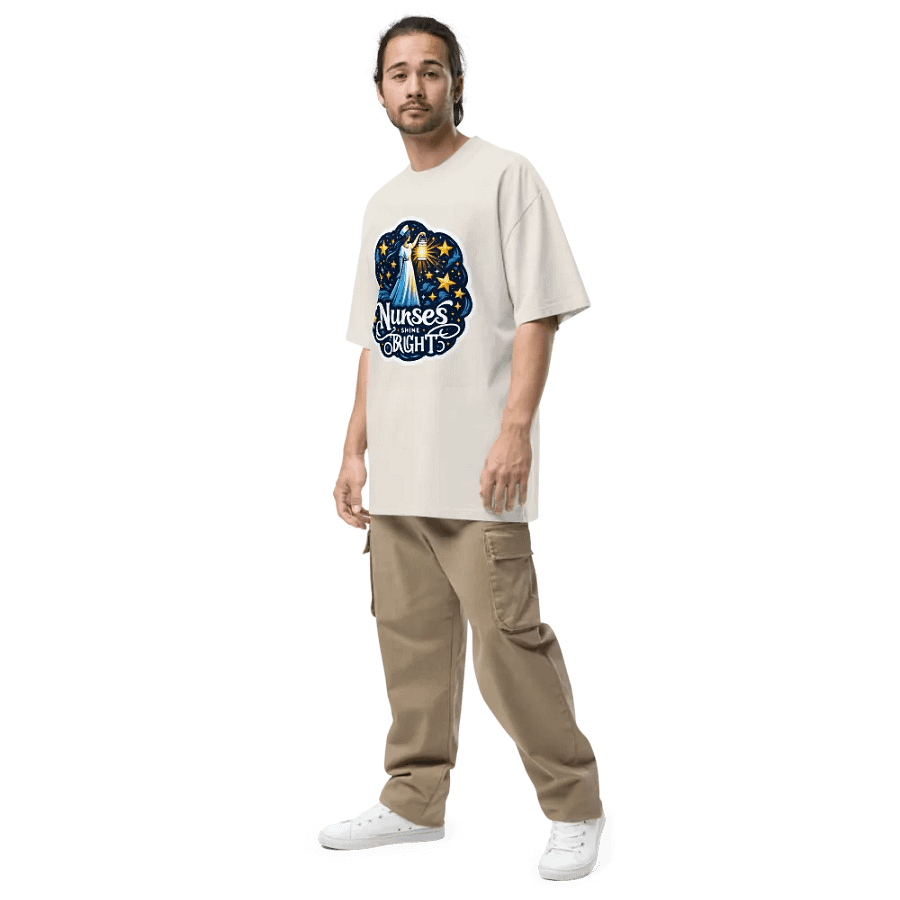 Celestial Nurse Lantern Oversized T-Shirt product image (33)
