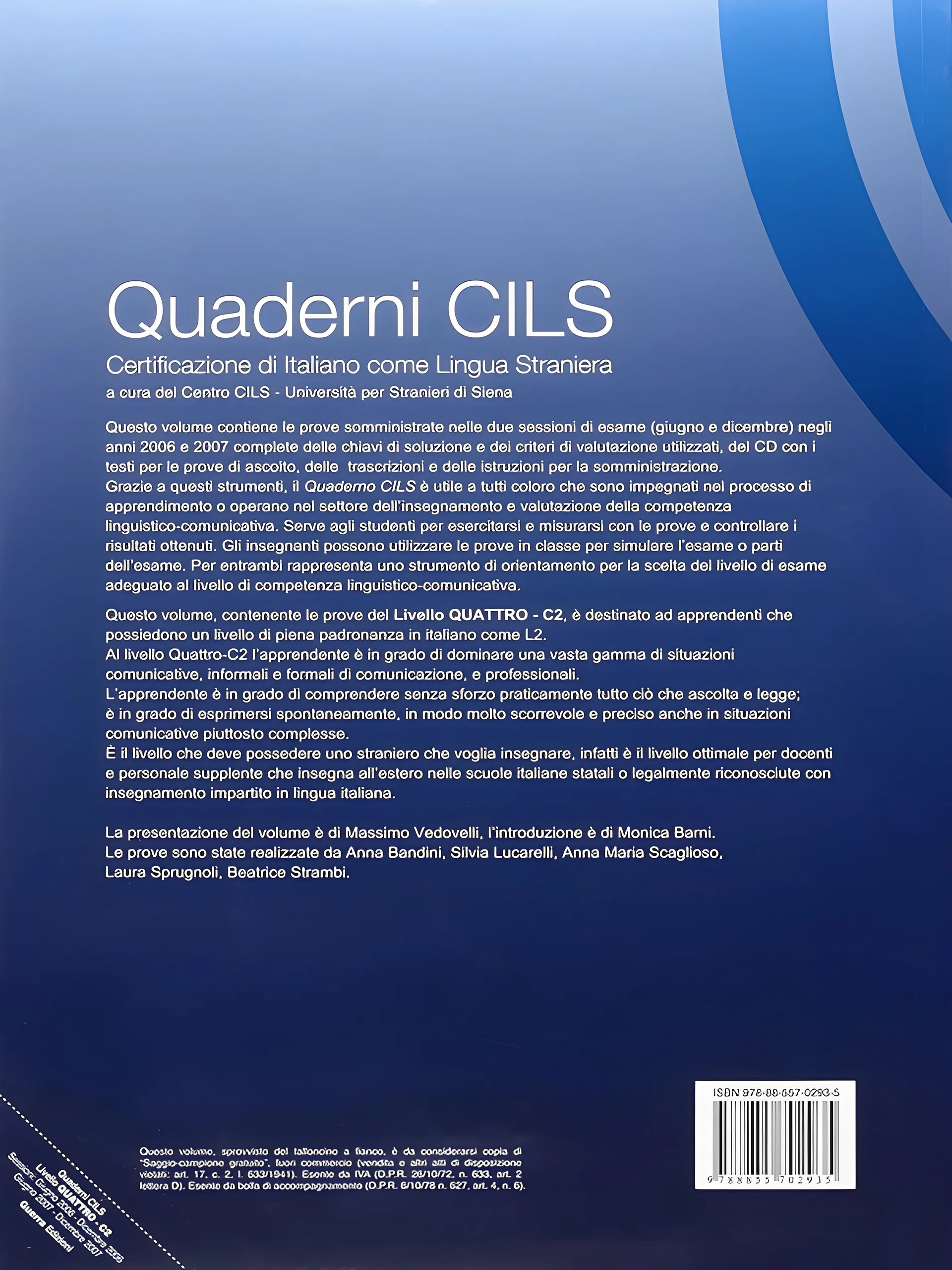 Quaderni CILS: Livello QUATTRO - C2 product image (2)