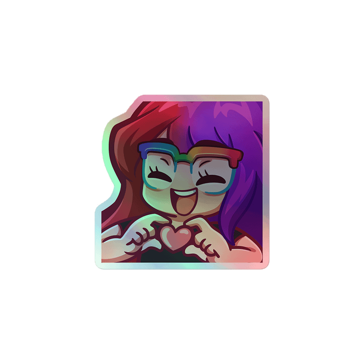 2025 Heart Sam Holo Sticker product image (1)