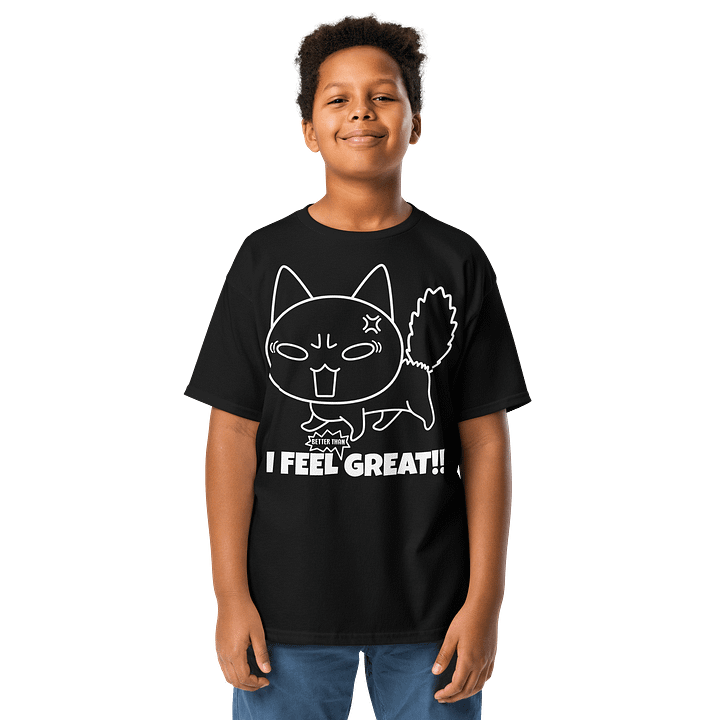 Ironic Emotional Expression - Unisex Youth Heavyweight T-shirt product image (1)