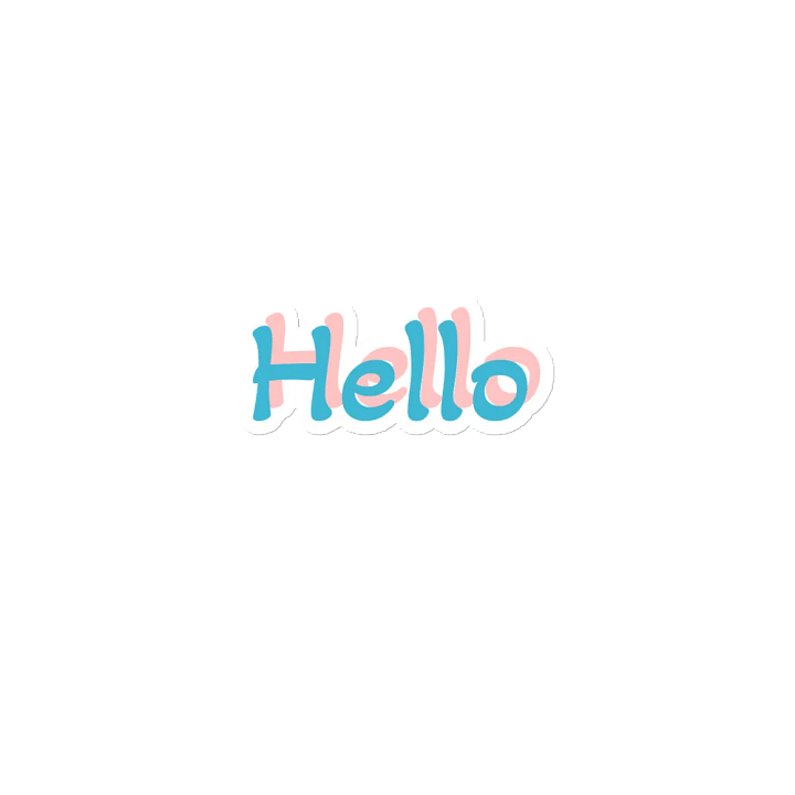 Hello sticker product image (1)