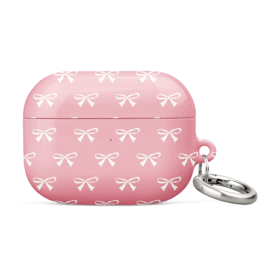 Light Summer Pink Bow Case for AirPods product image (1)