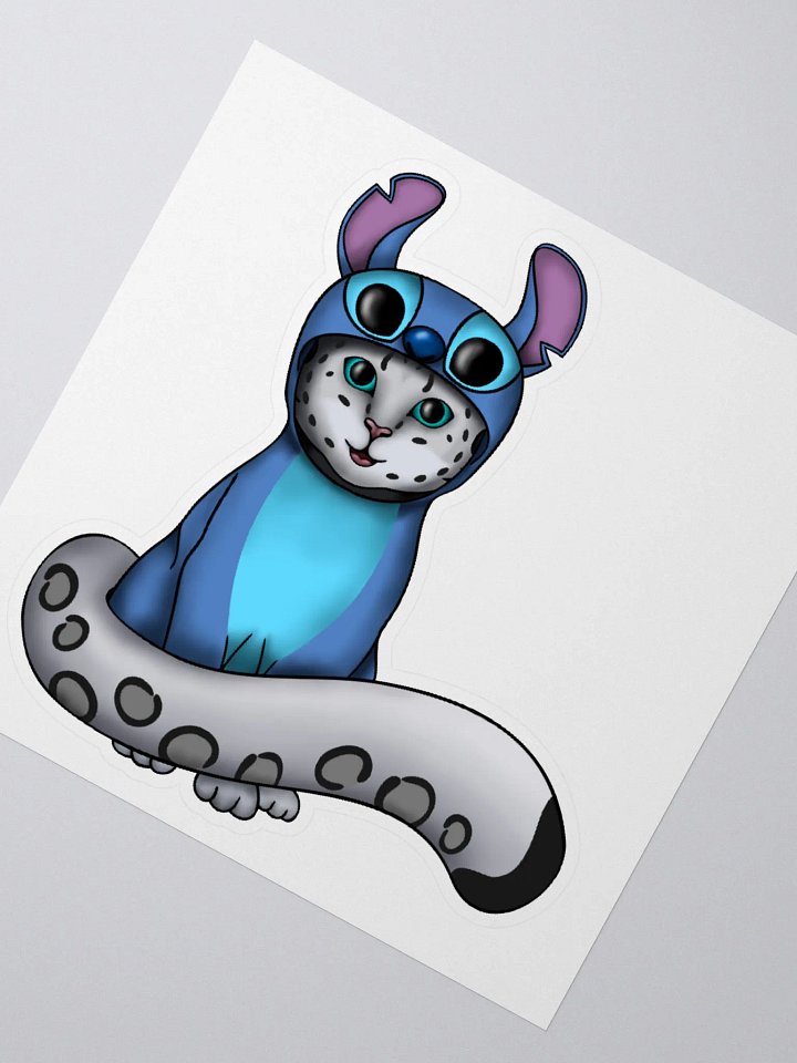 Snow Meow Stitch 2 Sticker product image (4)