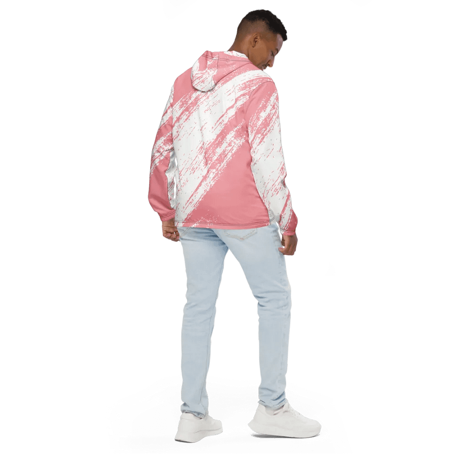 Pink Whispers Unisex Windbreaker product image (4)