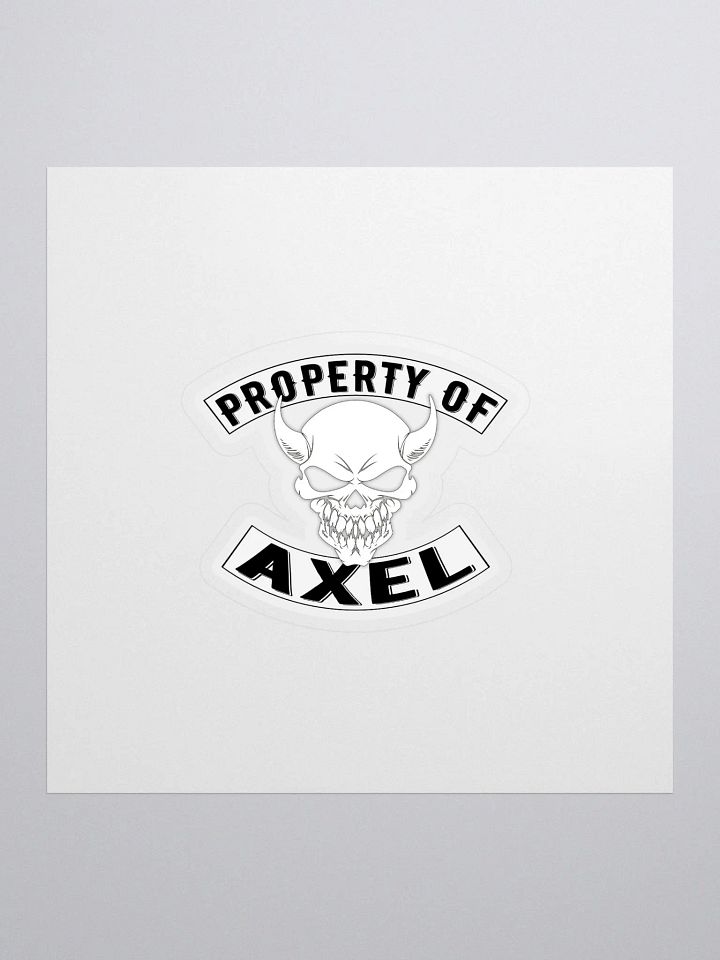 Property of Axel Sticker product image (1)