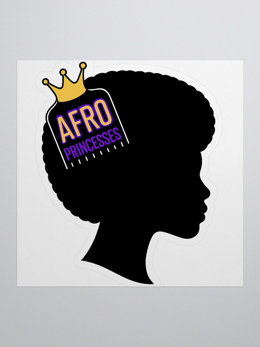 4 x 4 Afro Princesses Sticker product image (1)