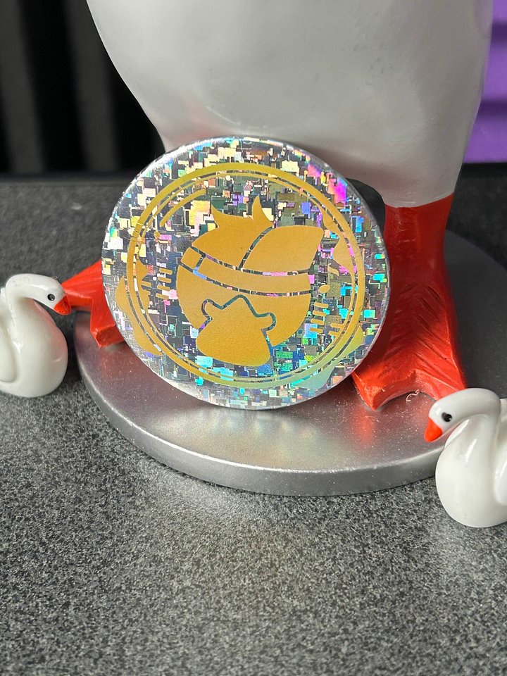 Goose Logo Holographic Pin product image (1)