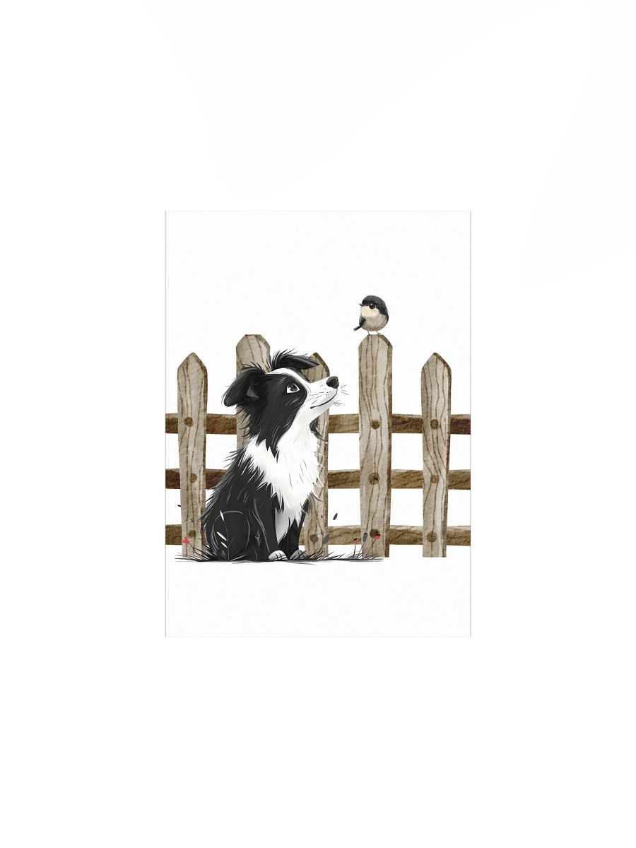 Herding Collie Dog and Best Friend, Farm Themed Nursery product image (4)