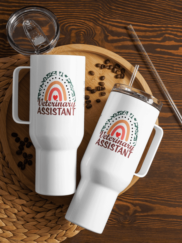 "Veterinary assistant" Travel Mug with a Handle product image (14)