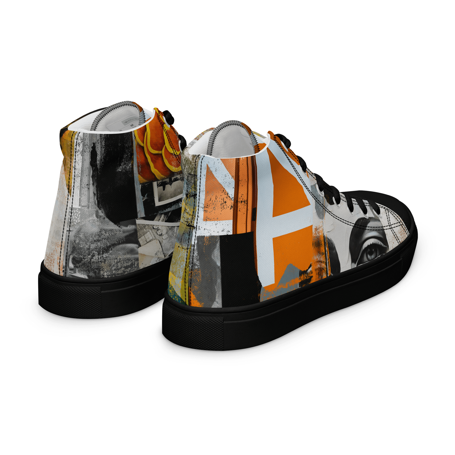 Mixed Media Artwork High Top Shoes product image (10)