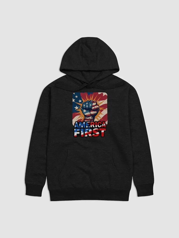 Hoodie: America First product image (2)