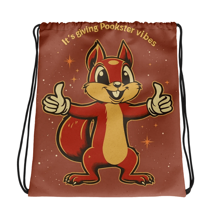 Pookster Vibes All-Over Drawstring Bag product image (1)
