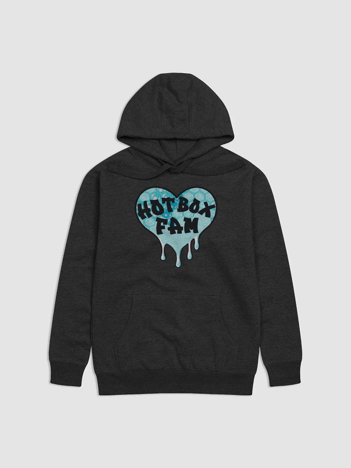 HOT BOX FAM PALE BLUE HONEY COMB HOODIE product image (5)