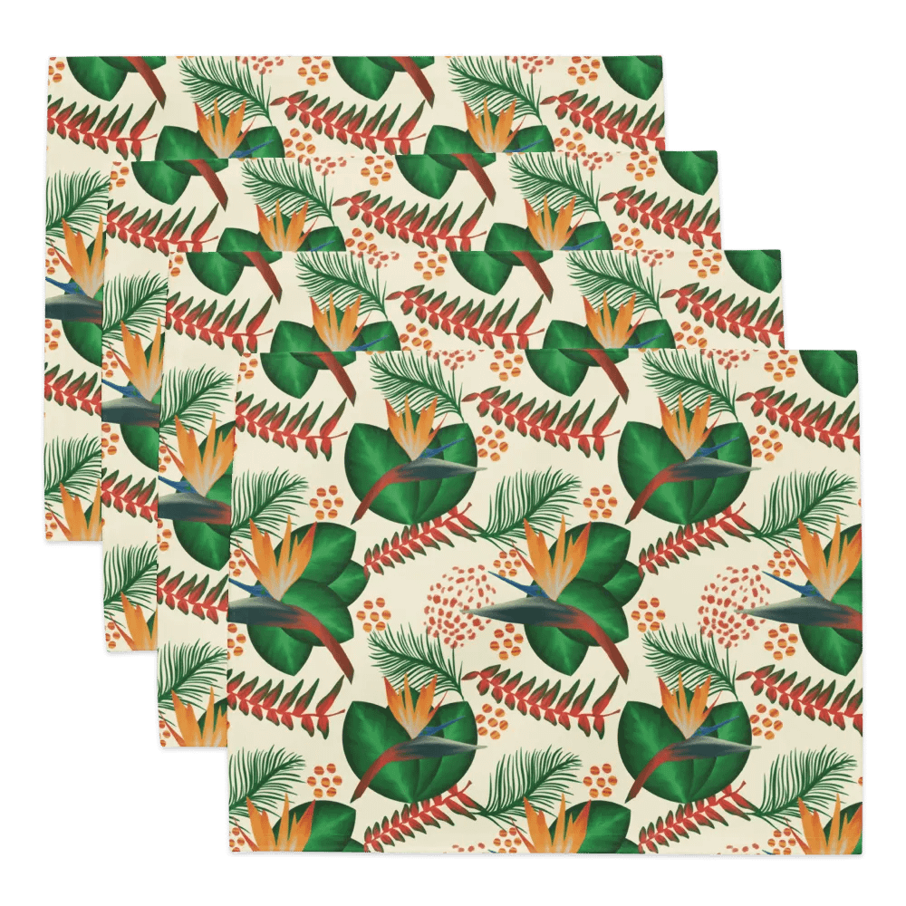 El Yunque Tropical Beige Placemats product image (1)