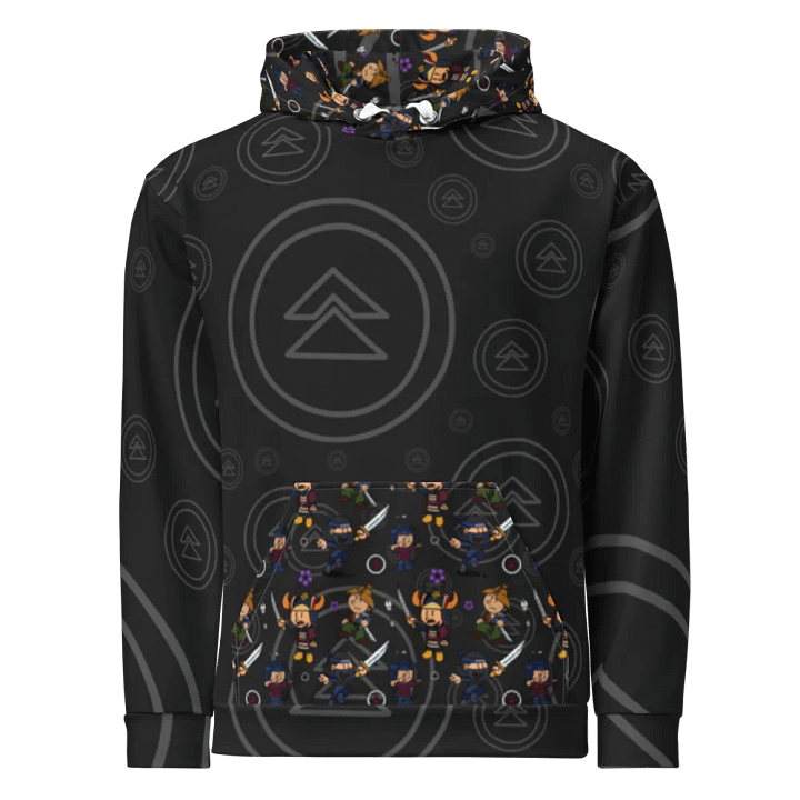 Ghost of tsushima Patterned Hoodie (Black) product image (1)