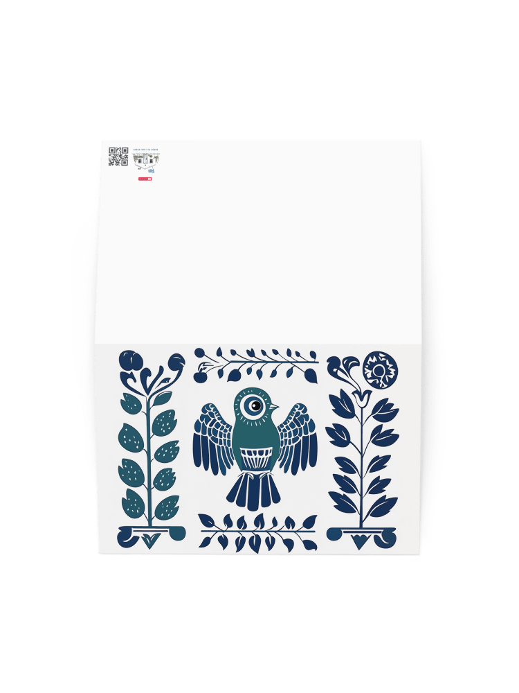 Folk Art Bird Greeting Cards – Timeless Tradition in Every Note product image (3)