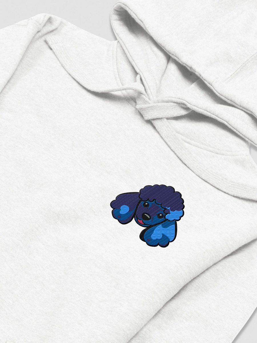 Charming Blue Poodle Unisex Hoodie product image (3)