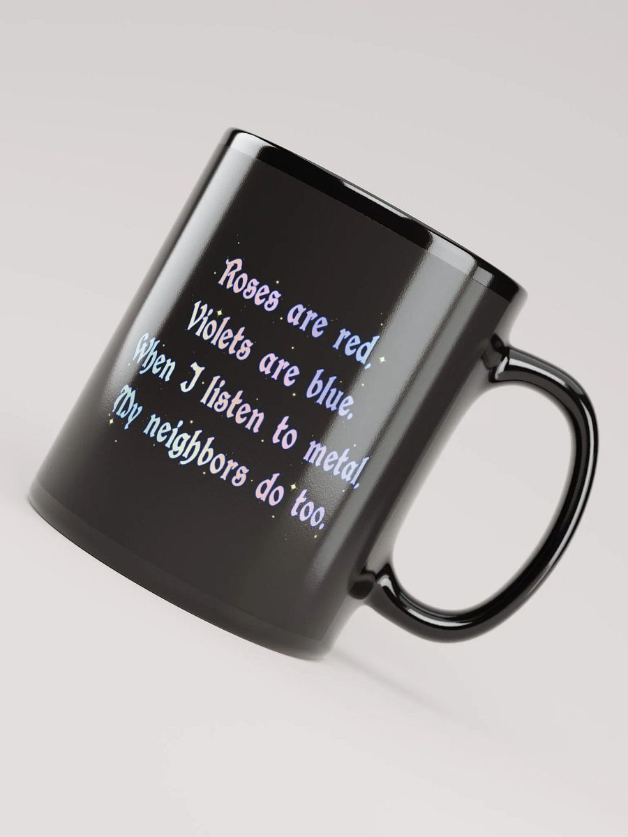 Roses Are Metal (Rainbow Sparkle) Mug product image (8)