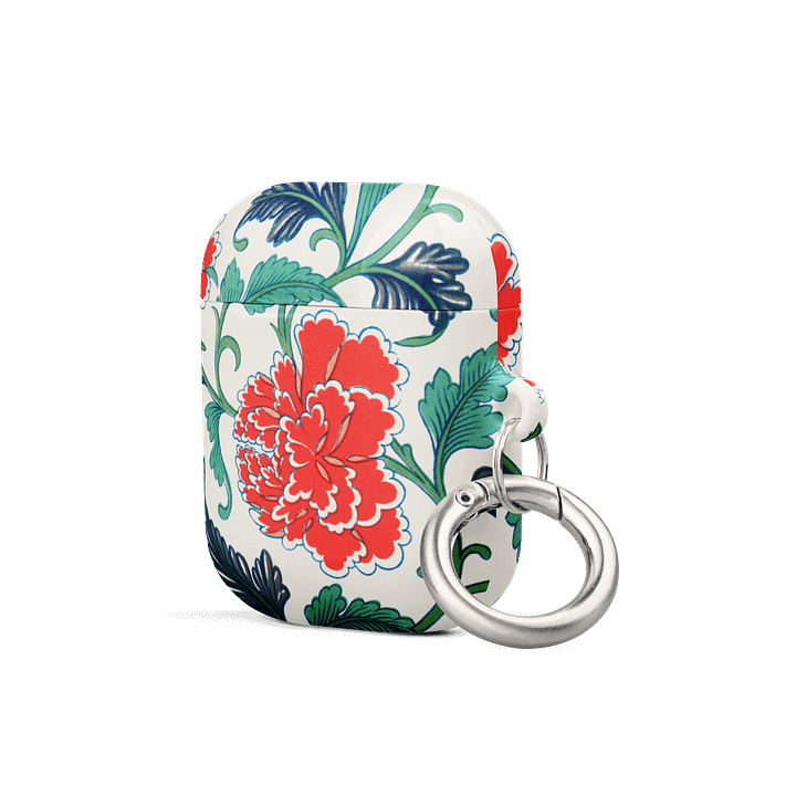 Red Floral Pattern. AirPods® Case product image (6)