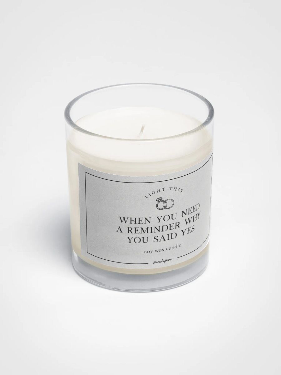 Marriage Humor Candle - Funny Wedding and Anniversary Gift product image (2)
